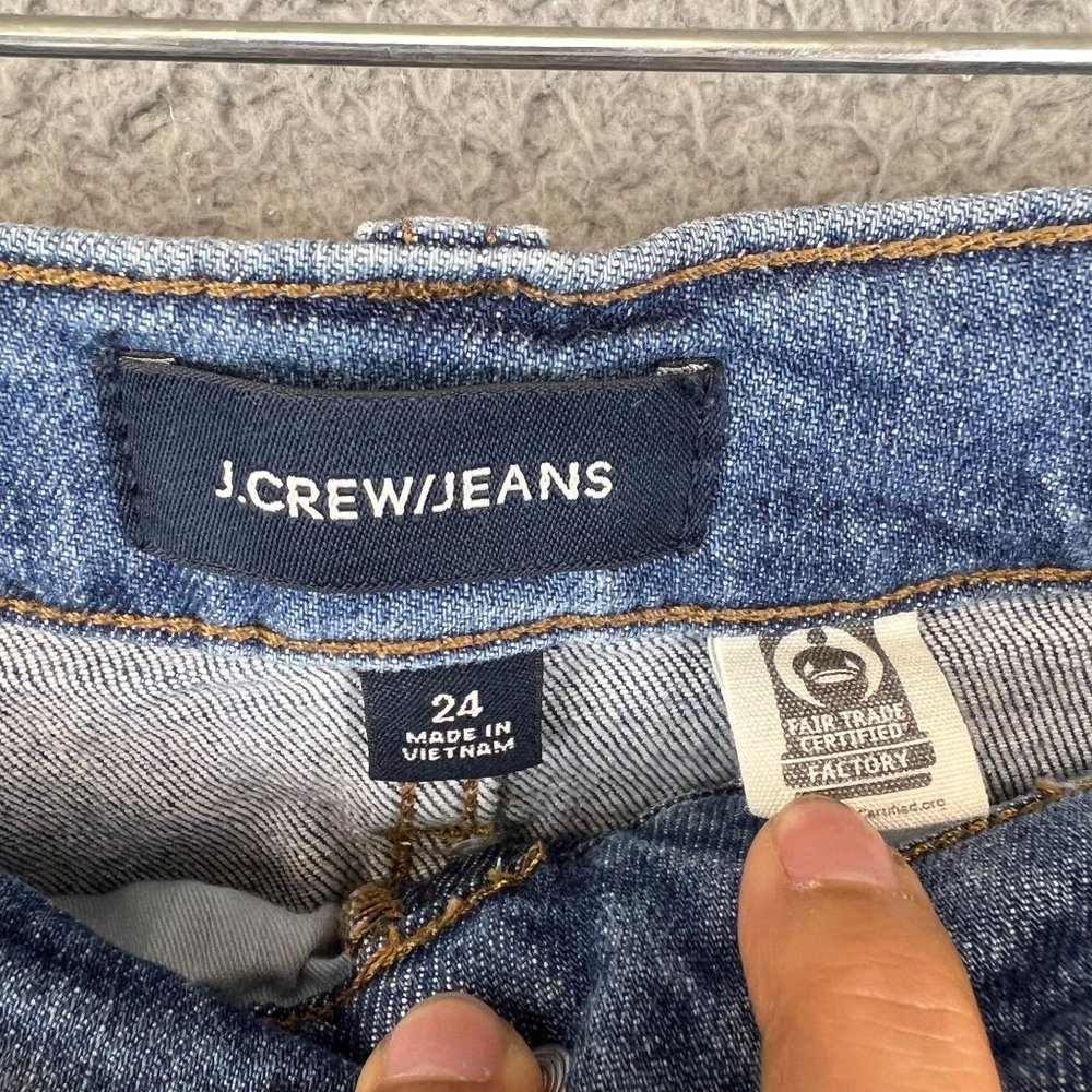 J. Crew High Rise Jean Shorts Women's Size 24 Stretch - Picture 8 of 10